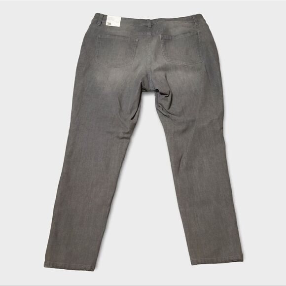 Lane Bryant NEW Ultimate Stretch High Rise Skinny Grey Jeans Size 18 - Picture 2 of 8